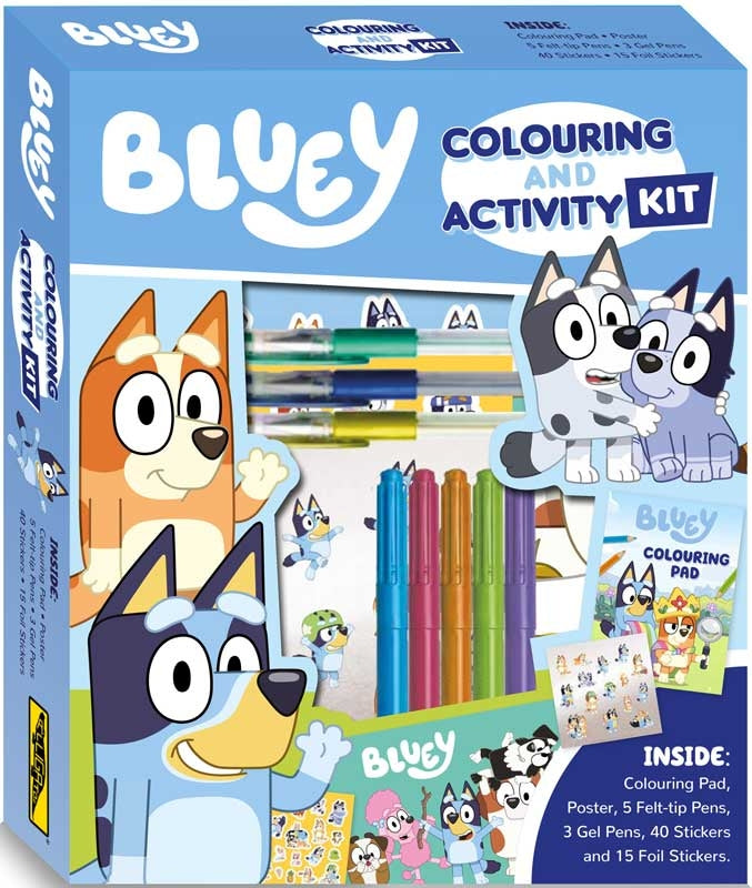 BLUEY COLOURING & ACTIVITY KIT