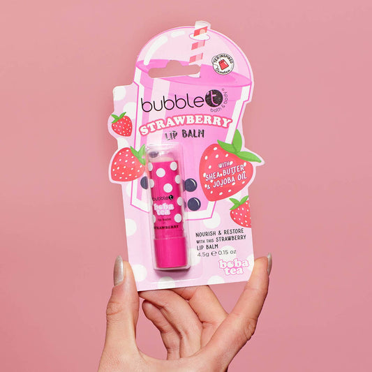 Boba Tea Strawberry Lip Balm (4.5g)